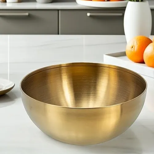 خریدکاسه استیل طلایی سایز25 یونیک تک و عمده کد G6316