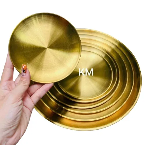 پخش سینی پذیرایی طلایی یونیک سایز17 تک و عمده کد G6321