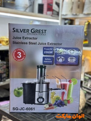 پخش آبمیوه‌گیری چهارکاره سیلور کرست مدل SG- JC6061 تک و عمده کد Z3100
