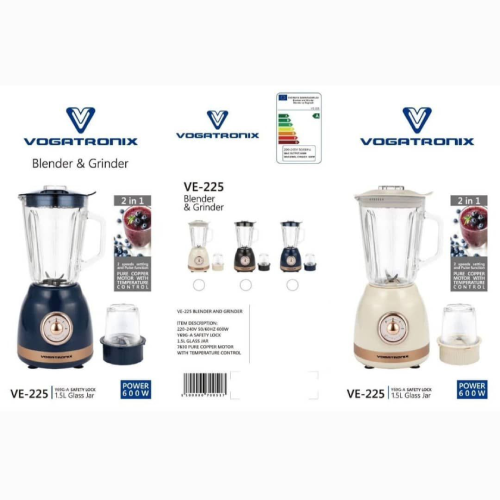 خرید مخلوط کن ووگاتی مدل VE-225 تک و عمده کد Z3117