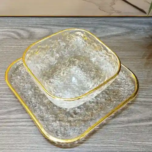 پخش-پیاله-و-پیش-دستی-لب-طلا-کد-b1272