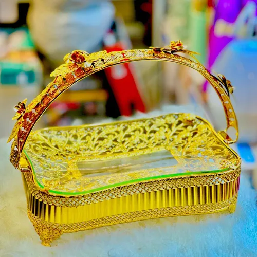 پخش شیرینی‌خوری طلایی وارداتی تک و عمده کد G6373