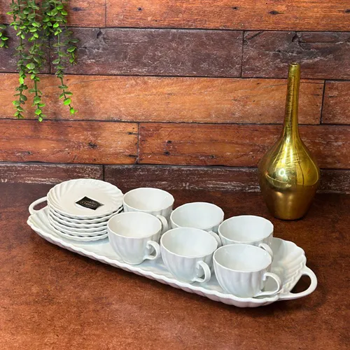 پخش چای خوری کارمن همراه با سینی چینی  تک و عمده کد G6453   