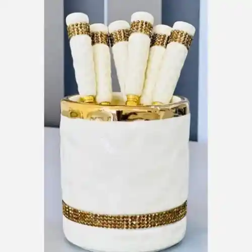 خرید قاشق 6 عددی  بستنی خوری و ژله خوری تک و عمده کد B1447