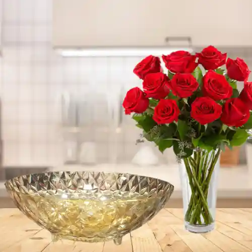 خرید کاسه اکرولیک الماسی تک و عمده کد B1475