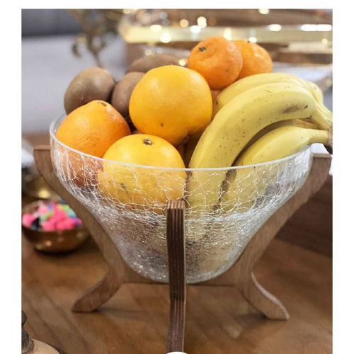 خرید میوه خوری پایه بلند آبگز تک و عمده کد Z3247