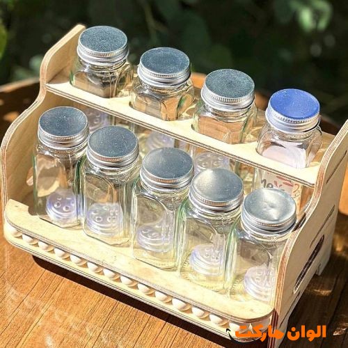 خرید-استند-مکارتی-۸-عددی-همراه-درپوش-نمک-پاشی-کدa189