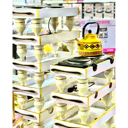 پخش عمده زیر پایه جا المنت دو قلو MDF تک و عمده کد L1433