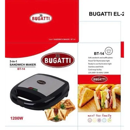 پخش اسنک ساز بوگاتی مدل BT-14 تک و عمده کد G6531