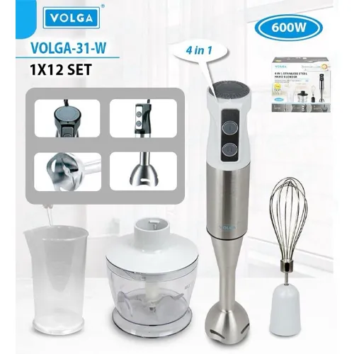 خرید گوشت کوب برقی ولگا 4 کاره مدل VOLGA-31W تک و عمده کد G6542