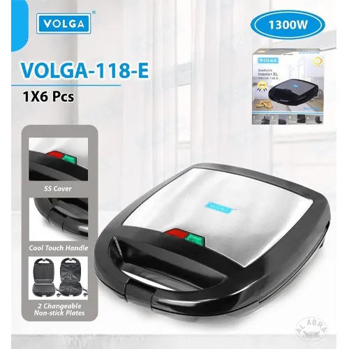 پخش ساندویچ ساز ولگا مدل VOLGA-118-E تک و عمده کد G6549