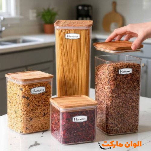 خرید-بانکه-چهارگوشه-درب-چوبی-سایز-سه-کدa217