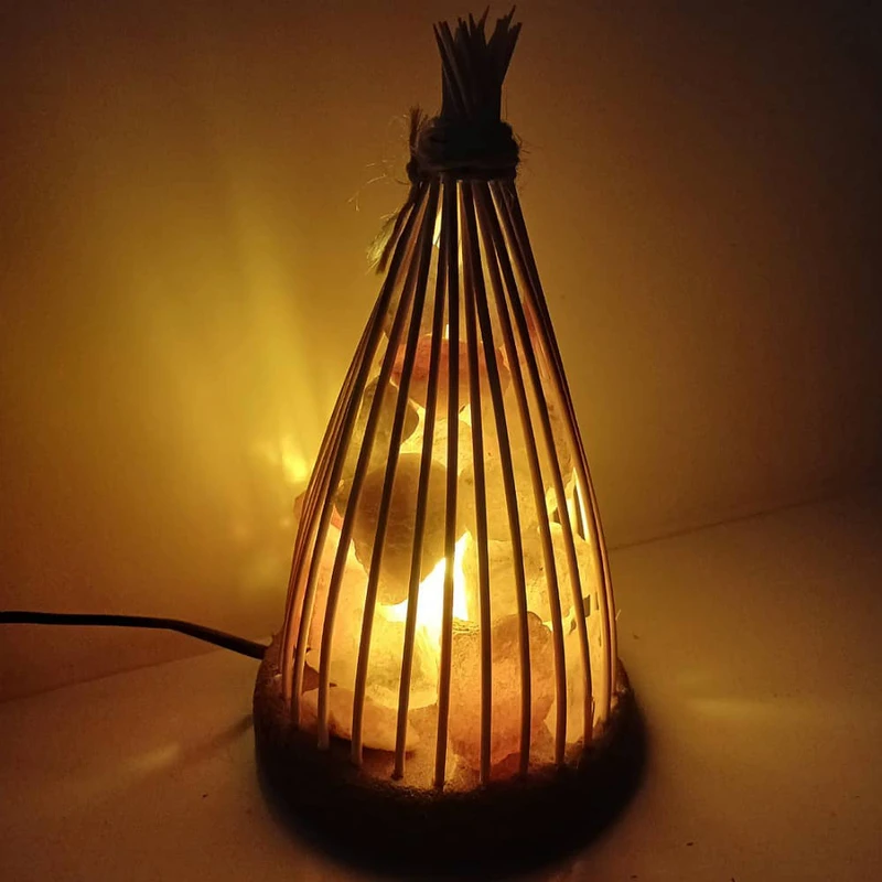 خرید سنگ نمک چراغ دار هرمی تک و عمده کد Z3289