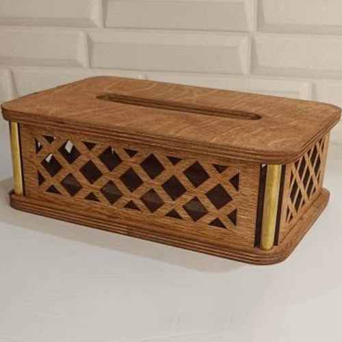 خرید-جعبه-دستمال-کاغذی-چوبی-کد-z3295