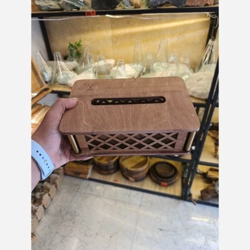 خرید-جعبه-دستمال-کاغذی-چوبی-کد-z3295