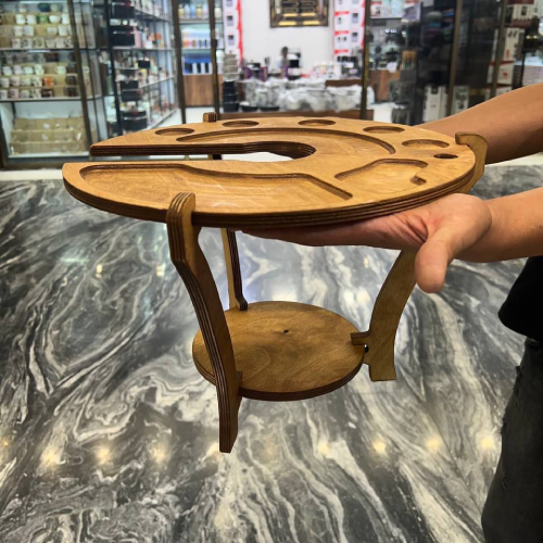 خرید استند قلیان و سرو چوبی پایه تاشو تک و عمده کد Z3313