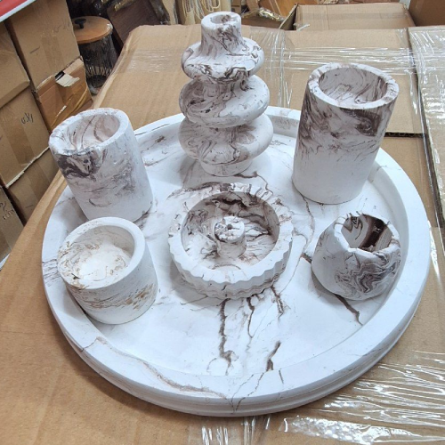 پخش جا عودی و شمع سنگی تک و عمده کد Z3322