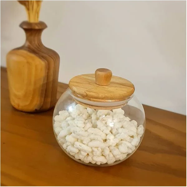 پخش قندان پیرکس درب چوبی تک و عمده کد Z3326