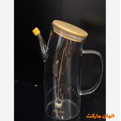 پخش روغن ریز پیرکس درب بامبو تک و عمده کد Z3452