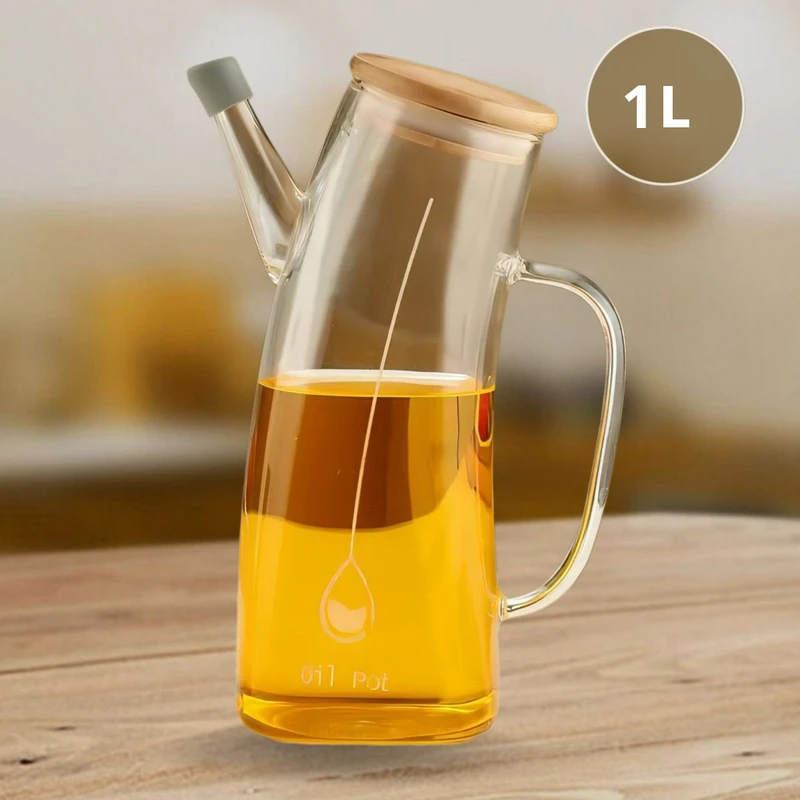 پخش روغن ریز پیرکس یک لیتری درب بامبو تک و عمده کد Z3454