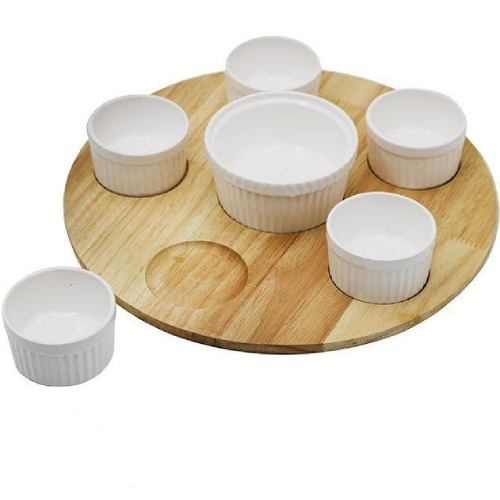 پخش اردو خوری ۶ تایی زیر چوب کائولین تک و عمده کد Z3486