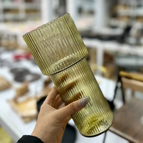 پخش گلدان ویرا رنگی بلور تک و عمده کدG6694