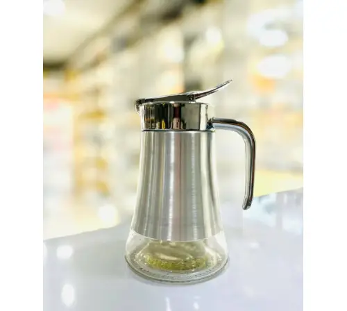 شکرپاش شیشه‌ای نقره‌ای کلاسیک کدC98 تک و عمده 