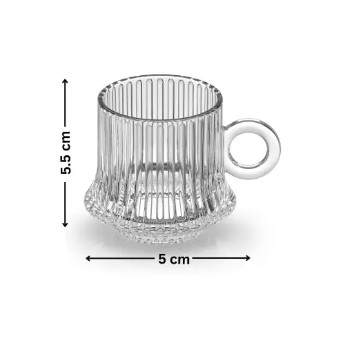 Santorini design cup, pack of 6, code C100, single and wholesale