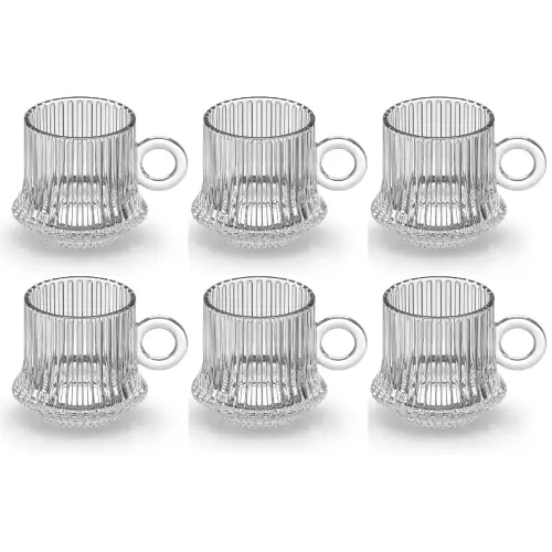 Santorini design cup, pack of 6, code C100, single and wholesale