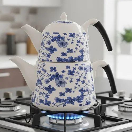 پخش کتری قوری چینی ریور River تک و عمده کد G6760