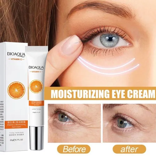 پخش کرم دور چشم‌ ویتامین سی بیواکوا با فرمول جوانسازحجم 20gتک و عمده کدG6820