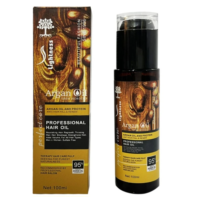 پخش روغن مو آرگان لایتنس 100ml تک و عمده کد Z3596