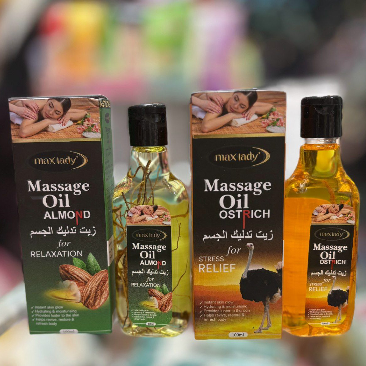خرید روغن ماساژ مکس لیدی تک و عمده کد Z3617