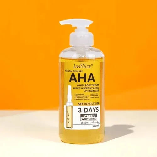 خرید سرم روشن‌کننده بدن AHA لنسیاد Lansyade حجم 500ml تک و عمده کد G6839