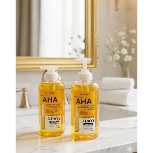 پخش سرم روشن‌کننده بدن AHA لنسیاد Lansyade حجم 500ml تک و عمده کد G6840