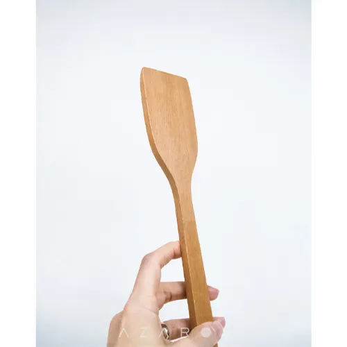 خرید کفگیر برگردان۳۰سانتی چوب راش تک و عمده کد G6937