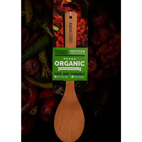 خرید قاشق آشپزی ۳۰سانتی چوب راش تک و عمده کد G6939