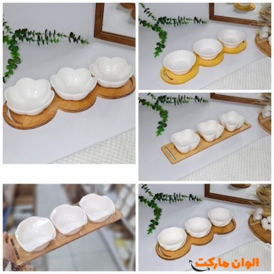 خرید اردوخوری ۳خانه زیر چوبی کدE1829تک و عمده