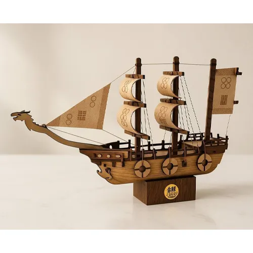 خرید کشتی چوبی سایز کوچک تک و عمده کد G6959