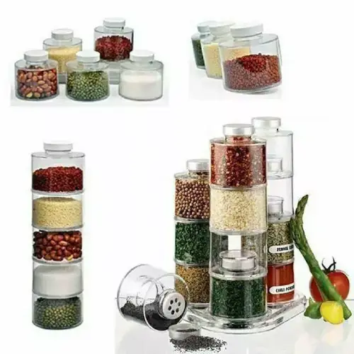 خرید برج ادویه چرخشی ۱۲ تایی تک و عمده کد R429