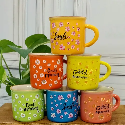 پخش فنجان قهوه خوری گل دارتک و عمده کد G6976