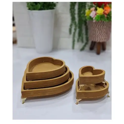 پخش-سینی-چوبی-پنج-تایی-قلبی-پایه-دارکد-e1866-تک-و-عمده