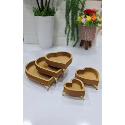 پخش-سینی-چوبی-پنج-تایی-قلبی-پایه-دارکد-e1866-تک-و-عمده