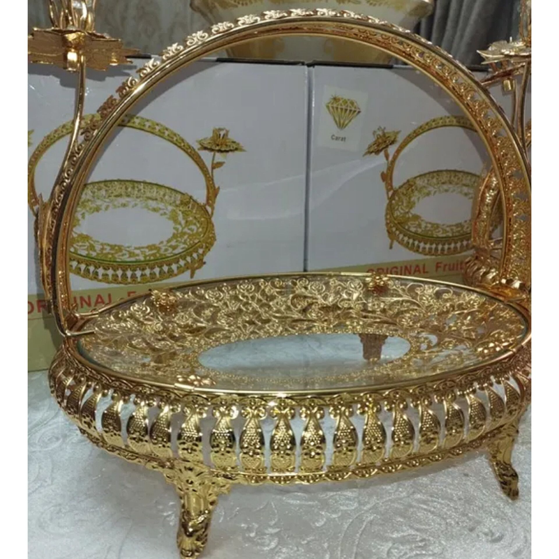 پخش-شیرینی-خوری-فلزی-کد-z3710