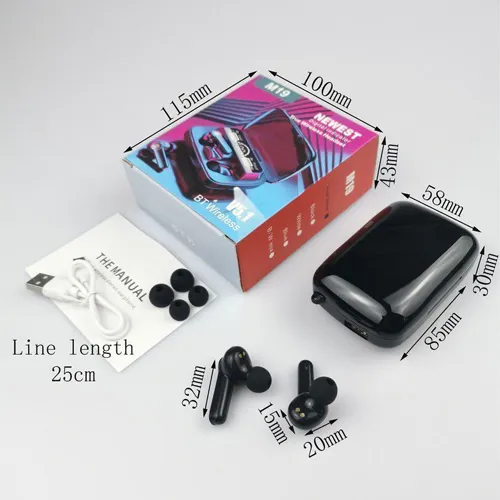 پخش ایرپاد بلوتوثی مدل M19  تک و عمده کد G7026