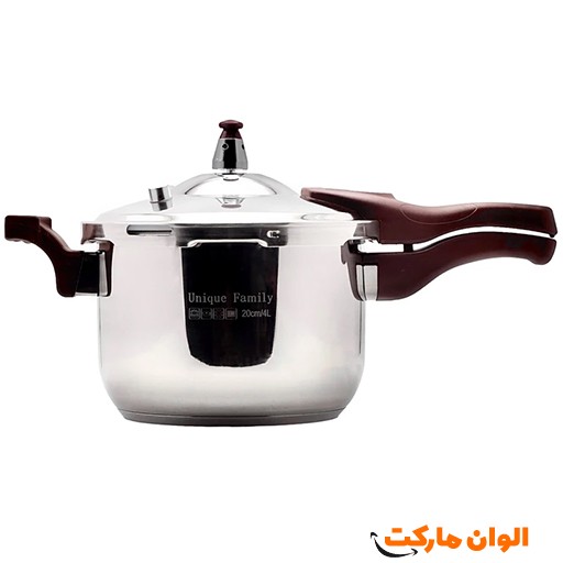 خرید زودپز استیل یونیک ۱۱ لیتری | Unique 11L Stainless Steel Pressure Cooker