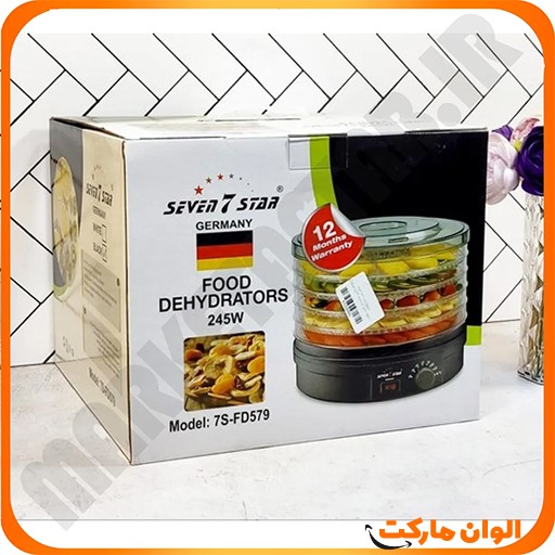 خرید دستگاه میوه خشک‌کن Seven 7 Star مدل 7S-FD579 | Seven 7 Star Food Dehydrator Model 7S-FD579