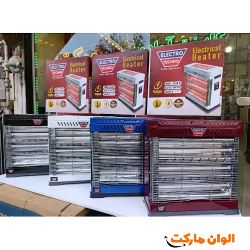 خرید بخاری برقی جهان افروز ۵ المنت ۲۴۰۰ وات | Jahan Afrouz 5-Element Heater 2400W