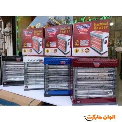خرید بخاری برقی جهان افروز مدل 5 المنت تک و عمده کد L1506