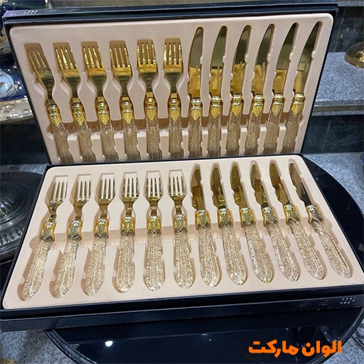 خرید کارد و چنگال یونیک ۱۲ پارچه کادویی | Unique 12-Piece Cutlery Set Gift Box